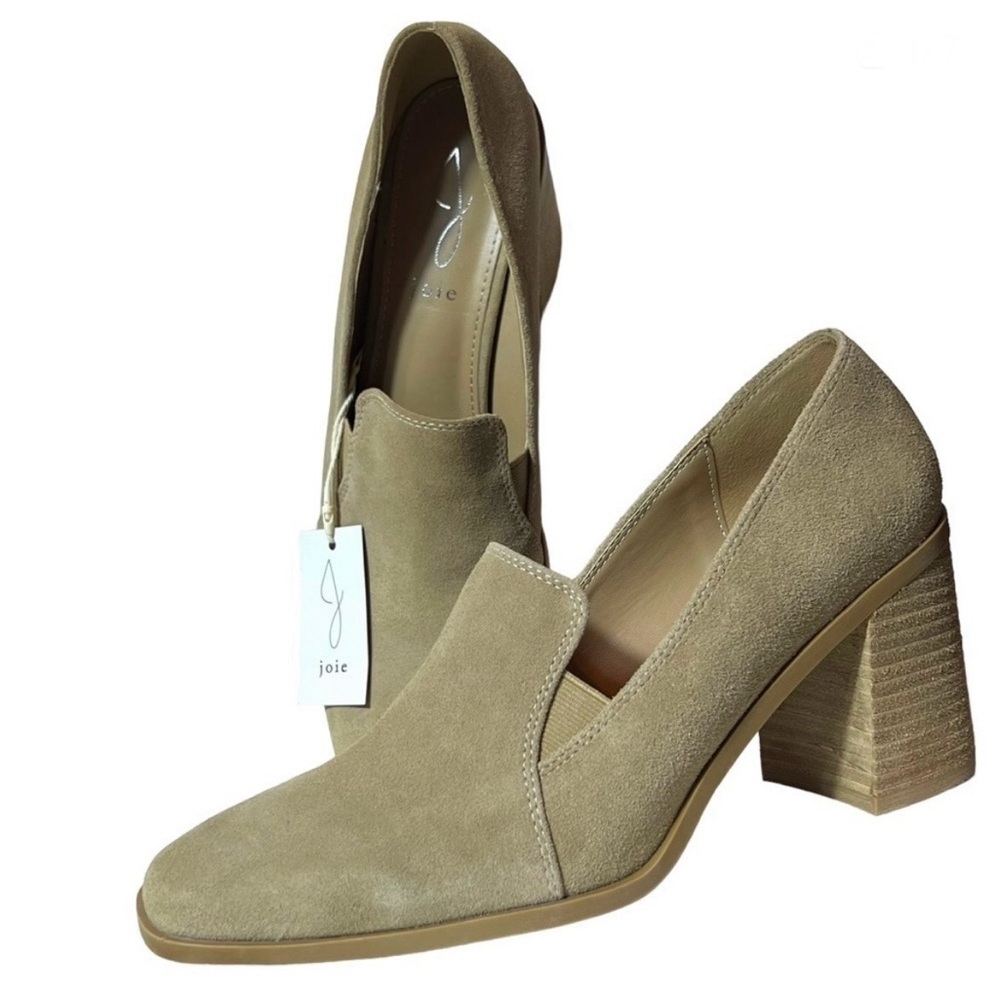 Joie “Wevenly” Suede Slip-On Loafer • Block Heel • NWT • Size 9